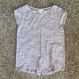 ☀️Market & Spruce Purple Striped Kids Tee